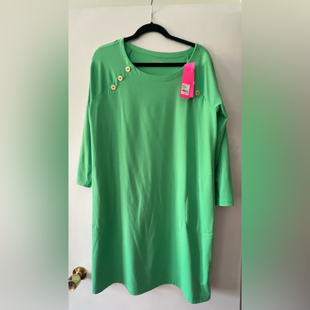 NWT Lilly Pulitzer Kaelin UPF 50 Dress - Spearmint - XL